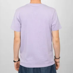 Tee shirt Lila coton chiné logo noir délavé Homme VON DUTCH