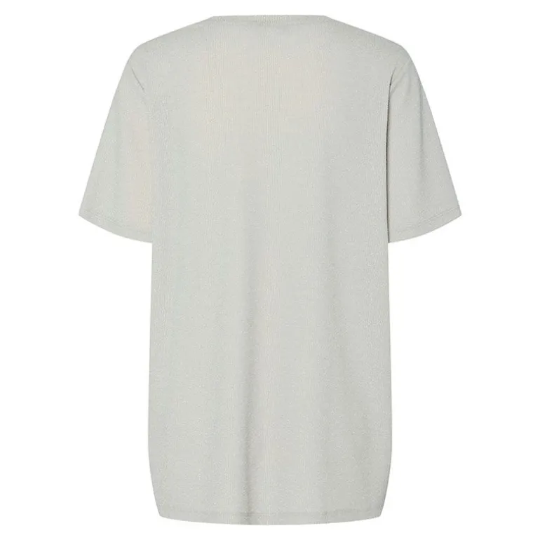 Tee shirt Lina pailleté loose lurex Femme PIECES