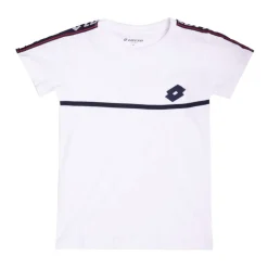Tee shirt logo brodé avec liseré poitrine Enfant LOTTO