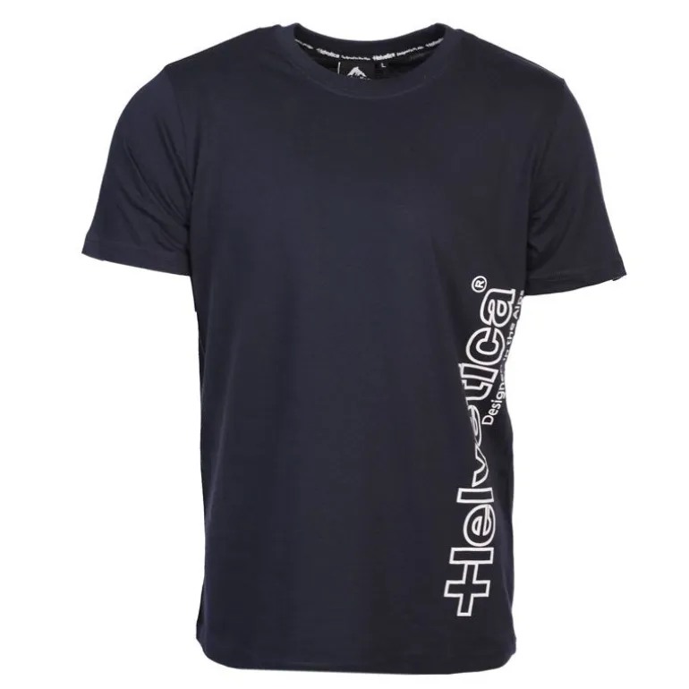 Tee shirt logo côté Homme HELVETICA