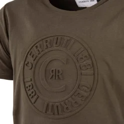 Tee shirt logo en relief brenzone Homme CERRUTI
