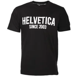 Tee shirt logo imprimé Homme HELVETICA
