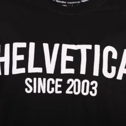 Tee shirt logo imprimé Homme HELVETICA