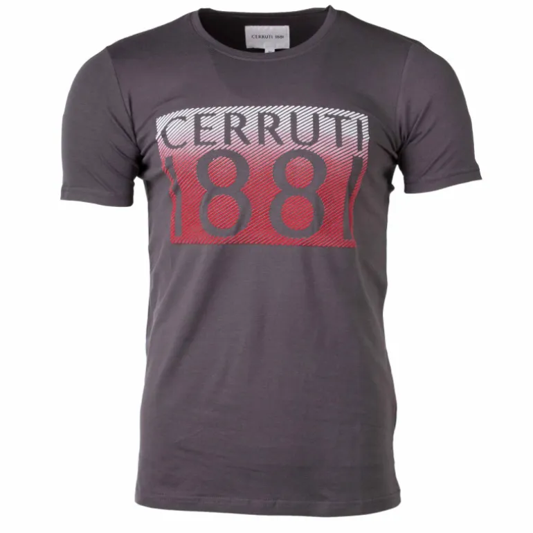 Tee shirt logo poitrine Homme CERRUTI
