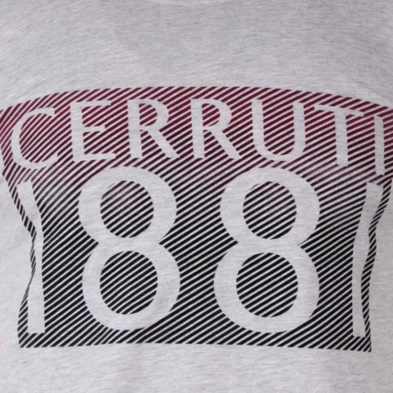 Tee shirt logo poitrine Homme CERRUTI