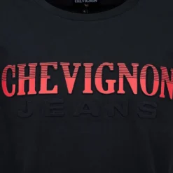 Tee shirt logo rayé en coton Homme CHEVIGNON