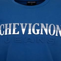 Tee shirt logo rayé en coton Homme CHEVIGNON