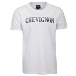 Tee shirt logo rayé en coton Homme CHEVIGNON