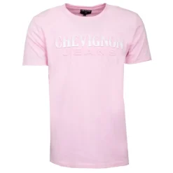 Tee shirt logo rayé en coton Homme CHEVIGNON