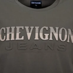 Tee shirt logo rayé en coton Homme CHEVIGNON