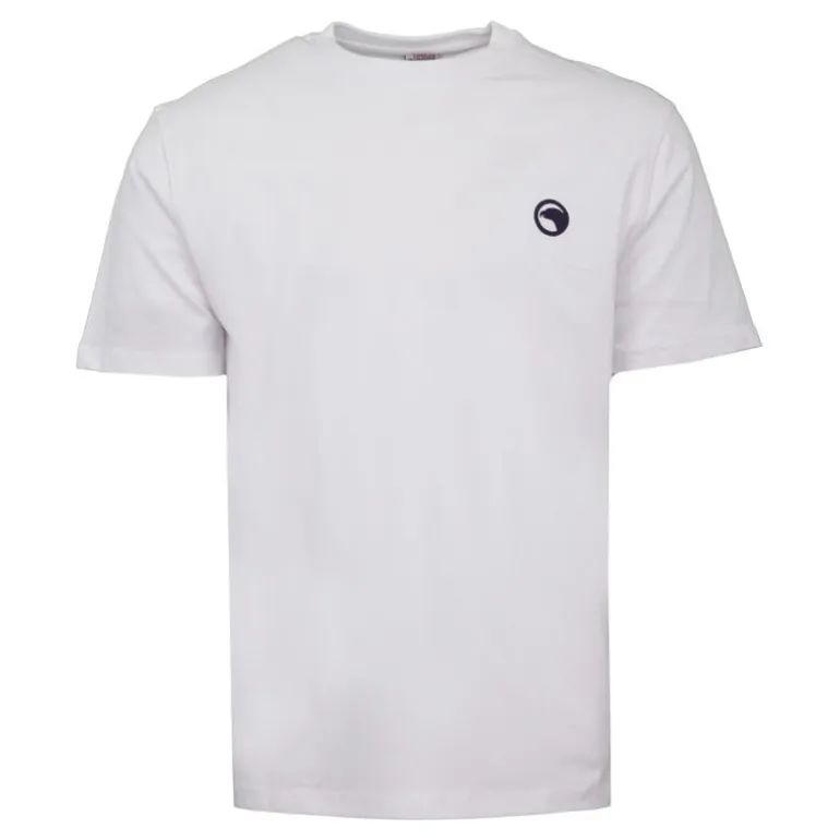 Tee shirt logo rouge col ras de cou manches courtes Homme COMPAGNIE DE CALIFORNIE