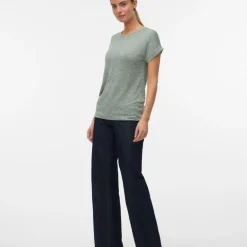 Tee shirt maille Brianna col rond Femme VERO MODA