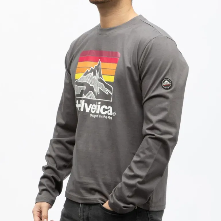 Tee shirt manche longue monaco Homme HELVETICA