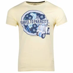 Tee shirt manches courtes imprime coton doux Paradise margot assor 24 Homme BLAGGIO