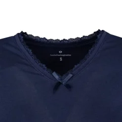 Tee shirt manches courtes col V dentelles lona Femme LULU CASTAGNETTE