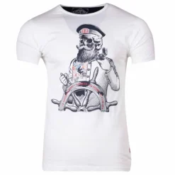 Tee shirt manches courtes imprime coton doux Capitaine maxwell assor 24 Homme BLAGGIO