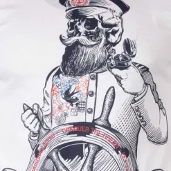 Tee shirt manches courtes imprime coton doux Capitaine maxwell assor 24 Homme BLAGGIO