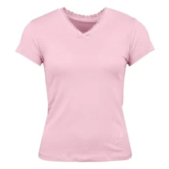 Tee shirt manches courtes col V dentelles lona Femme LULU CASTAGNETTE