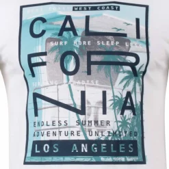 Tee shirt manches courtes imprime coton doux Californie martial assor 24 Homme BLAGGIO