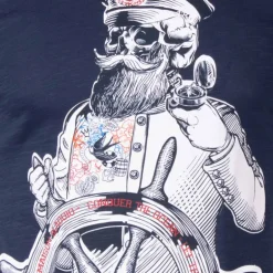 Tee shirt manches courtes imprime coton doux Capitaine maxwell assor 24 Homme BLAGGIO