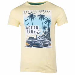 Tee shirt manches courtes imprime coton doux Los Angeles mao assor 24 Homme BLAGGIO