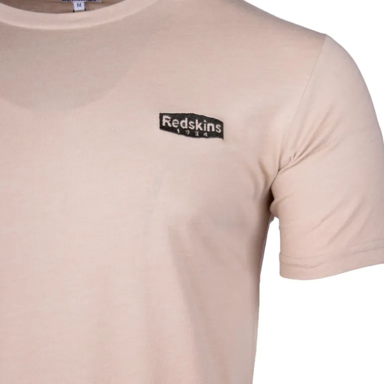 Tee shirt manches courtes col rond coton doux 1984 floqué raoul Homme REDSKINS