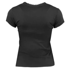 Tee shirt manches courtes col V dentelles lona Femme LULU CASTAGNETTE