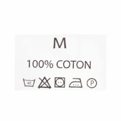 Tee shirt manches courtes col rond coton doux 1984 floqué raoul Homme REDSKINS