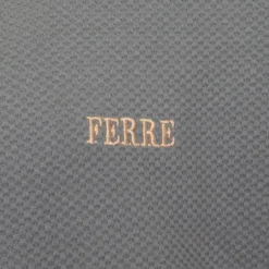 Tee shirt manches courtes col V texturé avec logo Homme GIANFRANCO FERRE