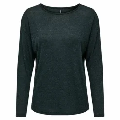 Tee shirt manches longues col rond maille fine Femme ONLY