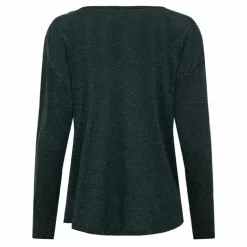 Tee shirt manches longues col rond maille fine Femme ONLY