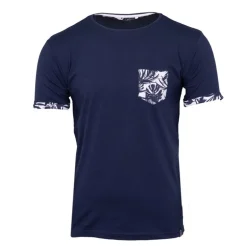 Tee shirt melzac manches à revers imprimé tropical Homme BLAGGIO