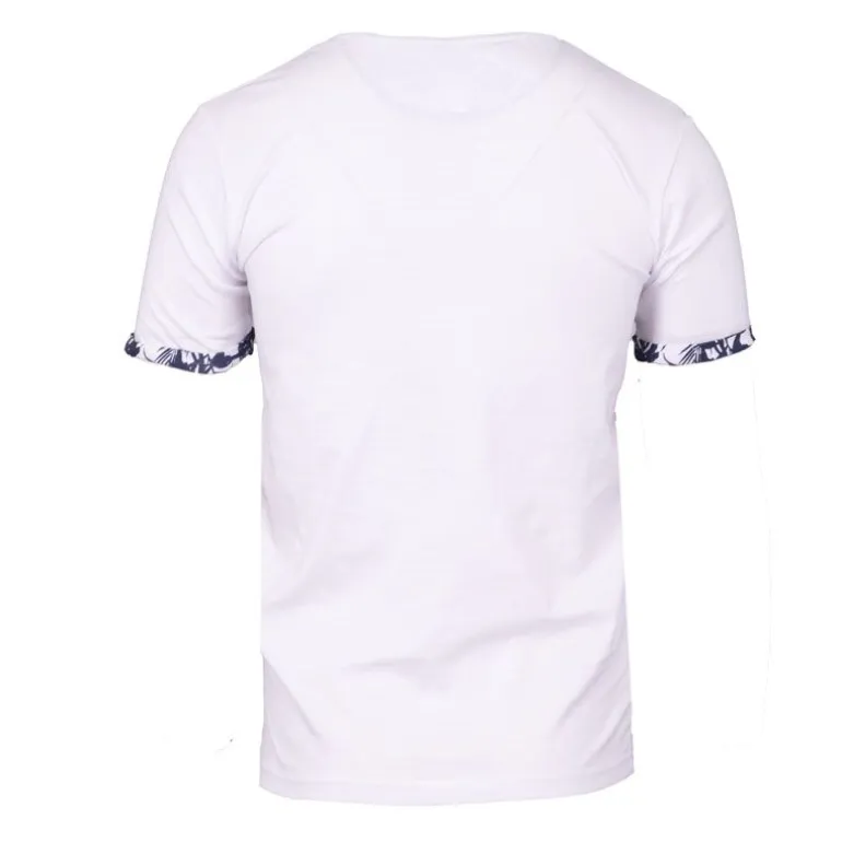 Tee shirt melzac manches à revers imprimé tropical Homme BLAGGIO