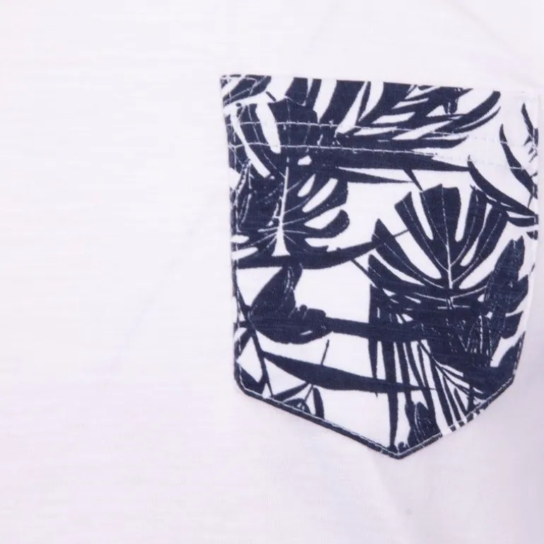 Tee shirt melzac manches à revers imprimé tropical Homme BLAGGIO