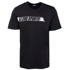 Tee shirt noir avec logo Homme LE COQ SPORTIF
