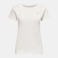 Tee shirt paris cloud dancer studio coeur à strass motive Femme JDY