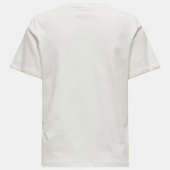 Tee shirt poche avant karen avec surpiques Femme ONLY