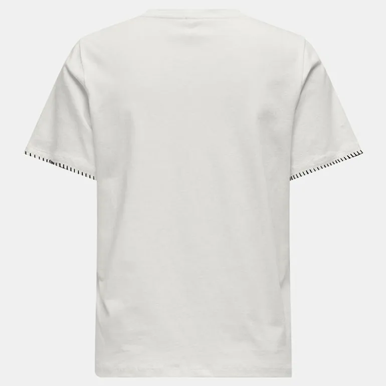 Tee shirt poche avant karen avec surpiques Femme ONLY