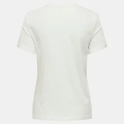 Tee shirt Tenna col rond coton imprimé coeur regular Femme ONLY