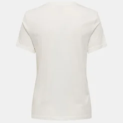 Tee shirt Tenna col rond coton imprimé coeur regular Femme ONLY