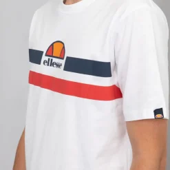 Tee shirt uni avec double bande manches courtes Homme ELLESSE