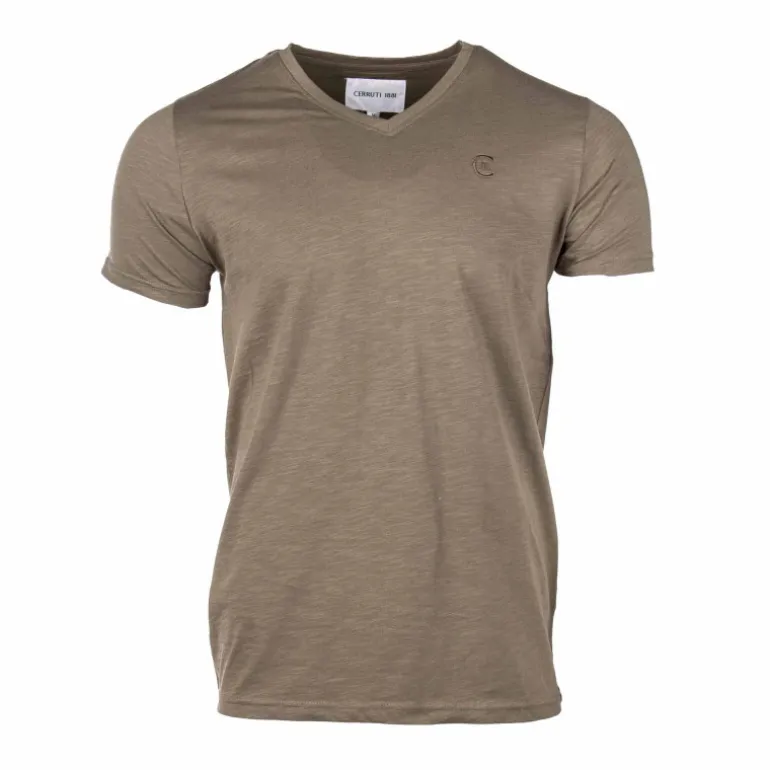 Tee shirt uni col V Aquarossa Homme CERRUTI