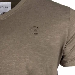 Tee shirt uni col V Aquarossa Homme CERRUTI