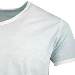 Tee shirt uni délavé col V Homme BLAGGIO