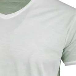 Tee shirt uni délavé col V Homme BLAGGIO