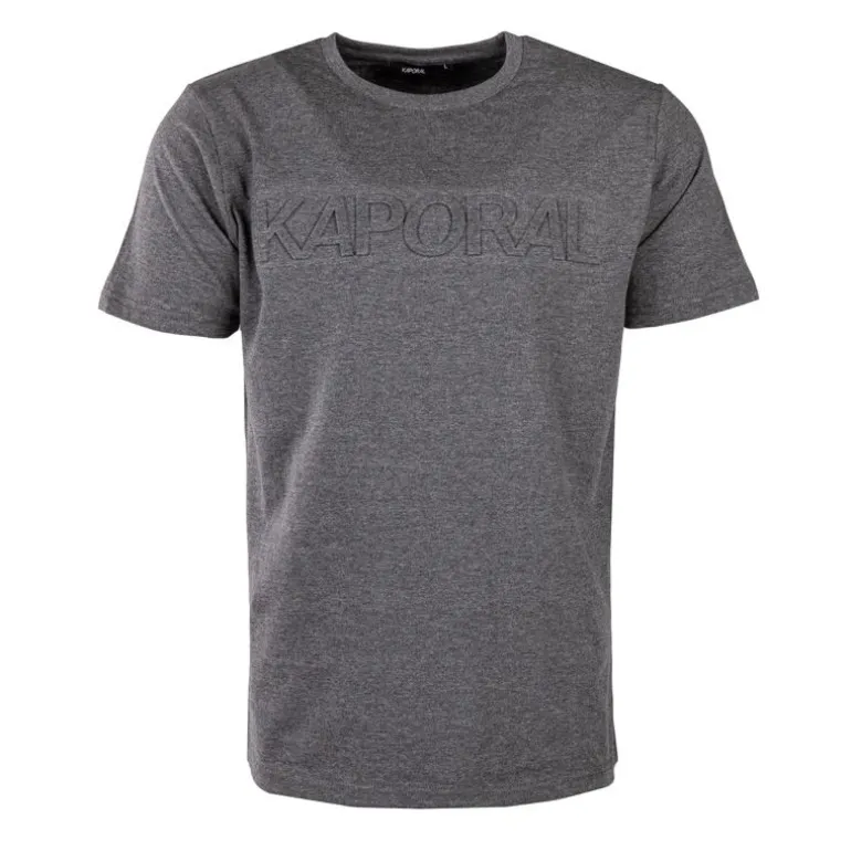 Tee shirt uni en coton ulric Homme KAPORAL