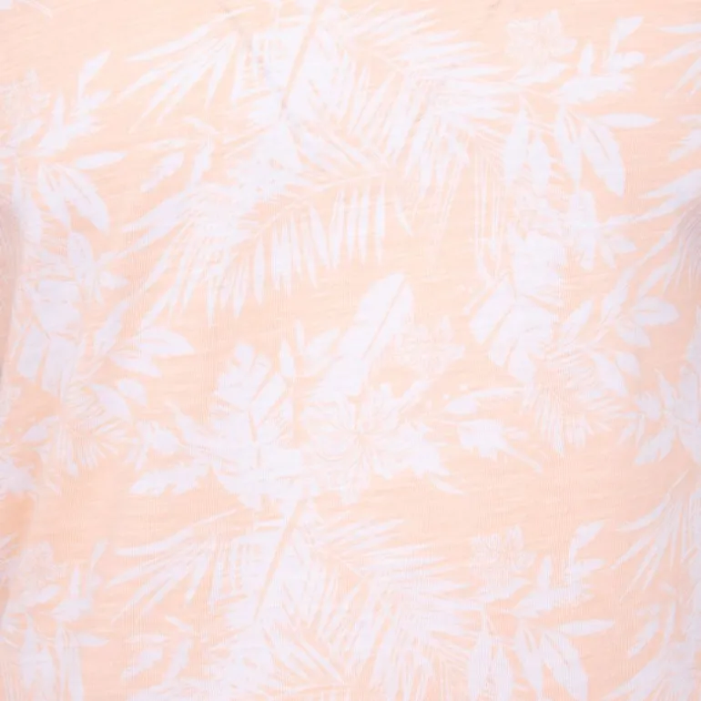 Tee shirt uni menson-b avec imprimé feuilles Homme BLAGGIO