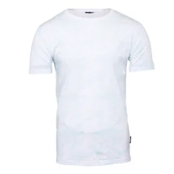 Tee shirt uni menson-b avec imprimé feuilles Homme BLAGGIO