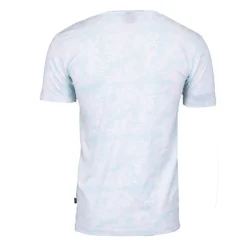 Tee shirt uni menson-b avec imprimé feuilles Homme BLAGGIO