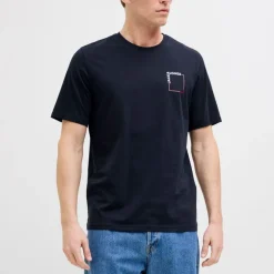 Tee shirt verner coton col de cou Homme JACK & JONES